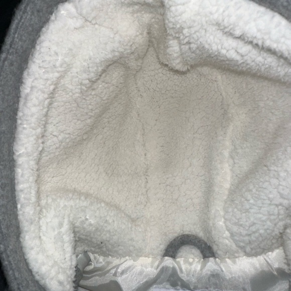 Old Navy toddler gray hooded pea coat - Picture 6 of 13